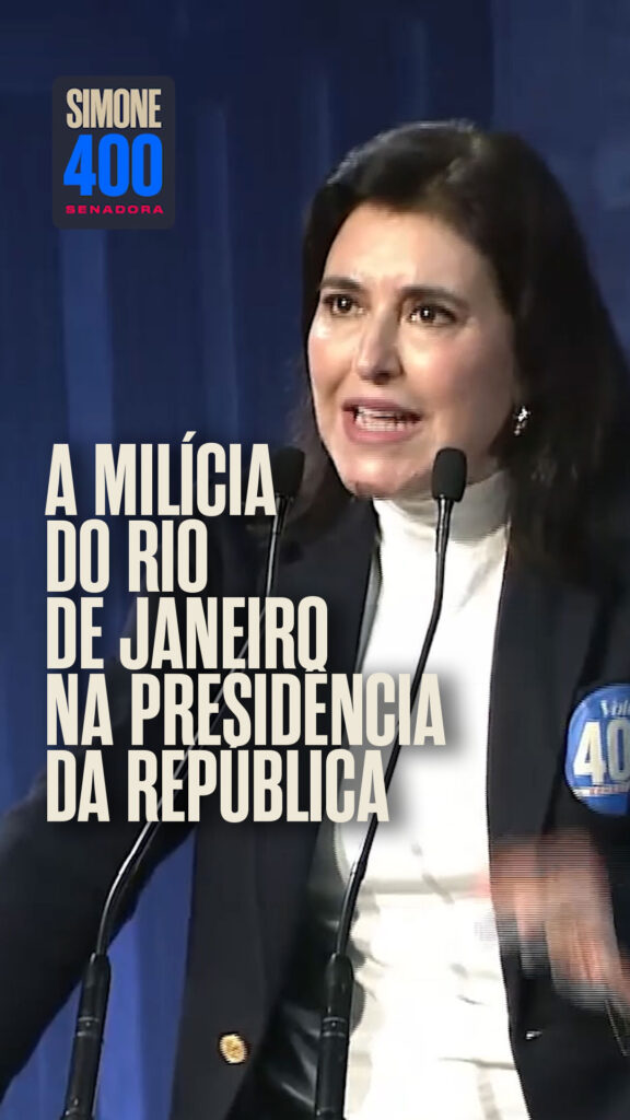 A milícia não pode chegar à Presidência
